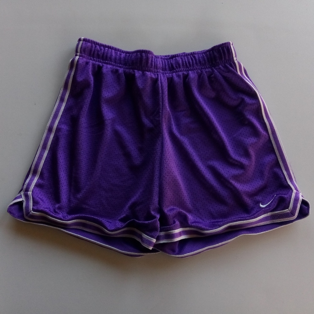🆕 Girl's Nike Purple & Gray Athletic Shorts Large